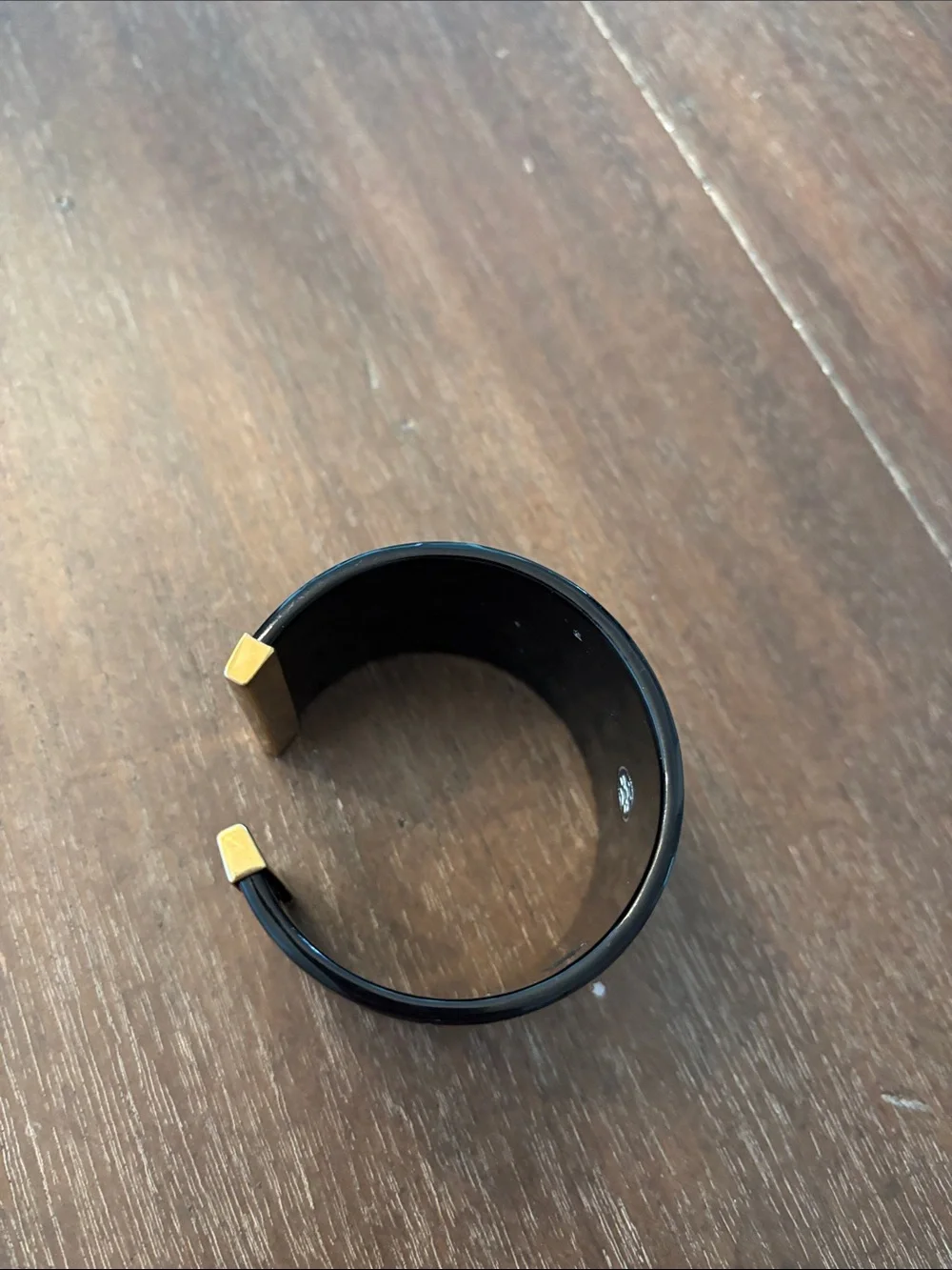 Tory Burch black with gold trim Cuff-Style Bracelet